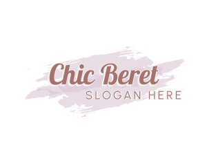 Simple Chic Wordmark logo design