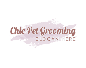 Simple Chic Wordmark logo