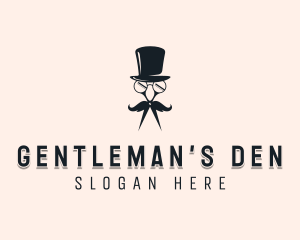 Gentleman Barber Grooming logo design