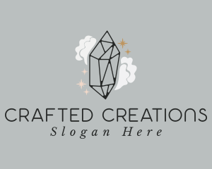 Diamond Crystal Stars logo design