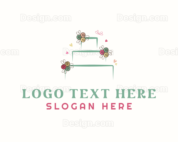 Wedding Cake Pastry Logo