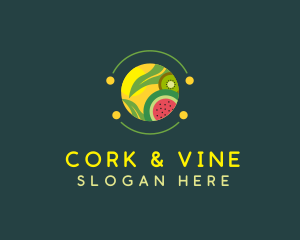 Healthy Fruit Food logo design