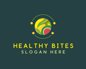 Healthy Fruit Food logo design