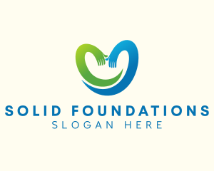 Hand Heart Foundation logo design