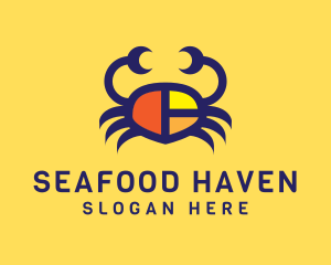 Seafood Crab Crustacean logo