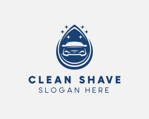 Car Wash Cleaning Droplet logo design