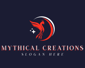 Mythical Bird Phoenix logo