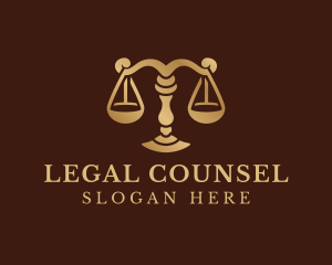Lawyer Legal Scale logo