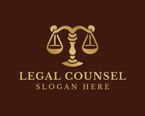 Lawyer Legal Scale logo design