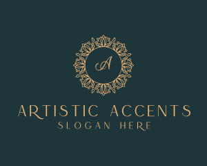 Floral Luxury Ornament logo design