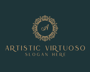 Floral Luxury Ornament logo design