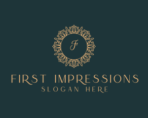 Floral Luxury Ornament logo design