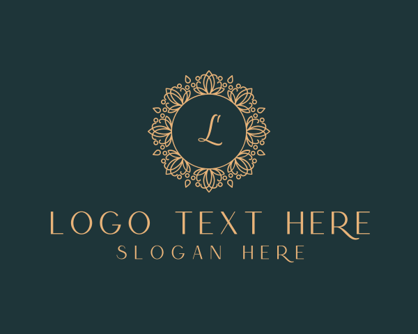 Floral Luxury Ornament logo