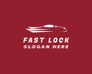 Fast Racing Car Automobile logo design