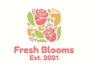 Rose Pattern Design  logo design