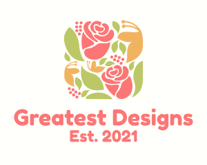 Rose Pattern Design  logo design