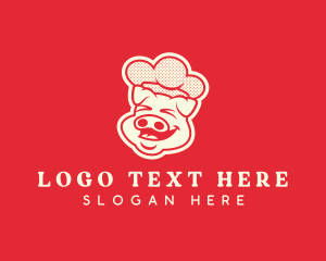 Laughing Pig Chef logo