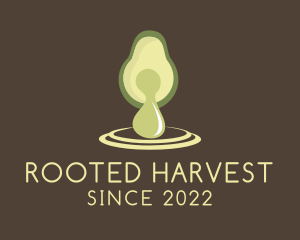 Natural Avocado Oil  logo design