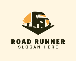 Courier Transportation Trucker logo