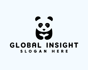 Panda Bear Animal logo