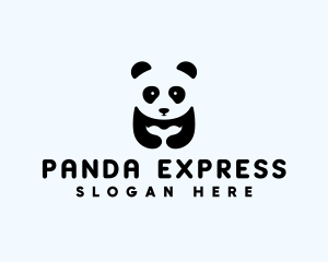 Panda Bear Animal logo design