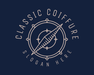 Classic Vintage Compass logo design