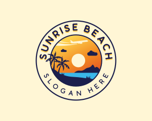 Ocean Beach Vacation logo design