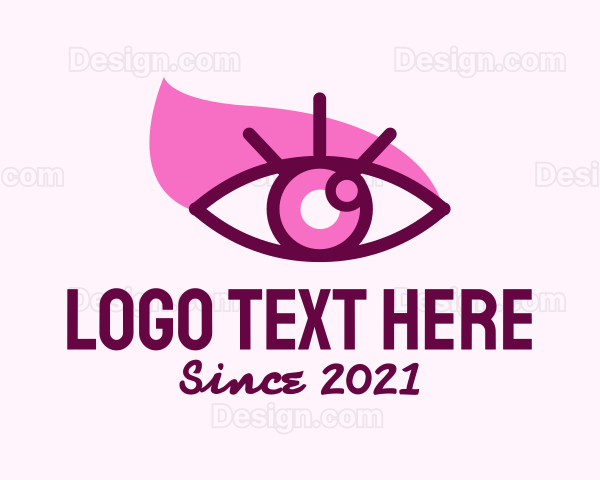 Eye Makeup Contact Lens Logo