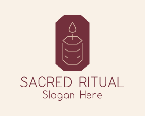 Scented Candle Decor logo design