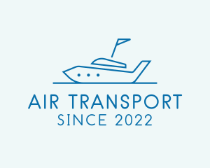 Transport Yacht Boat  logo design