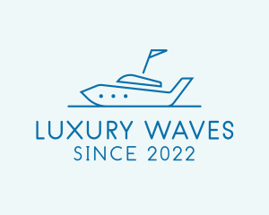 Transport Yacht Boat  logo design