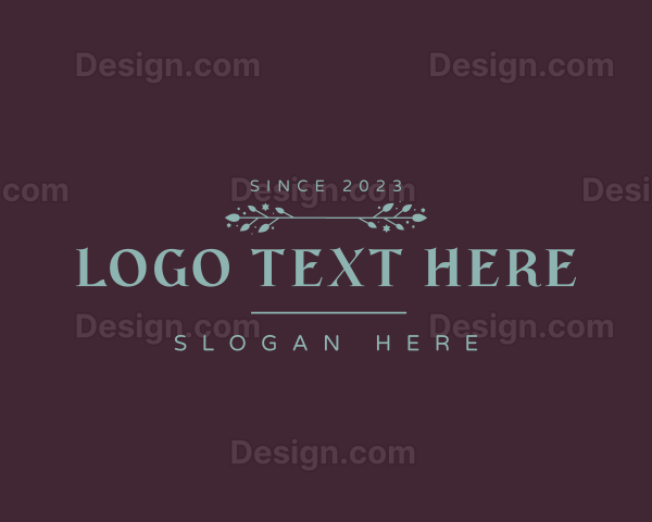 Elegant Event Planner Logo