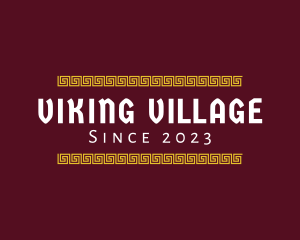 Medieval Viking History logo design