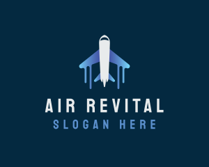 Airplane Tour Flight logo design