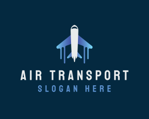 Airplane Tour Flight logo design