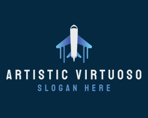 Airplane Tour Flight logo design