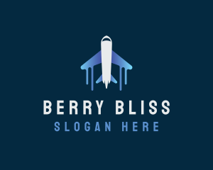 Airplane Tour Flight logo design