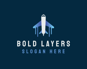 Airplane Tour Flight logo design