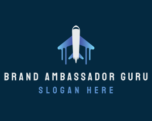 Airplane Tour Flight logo design