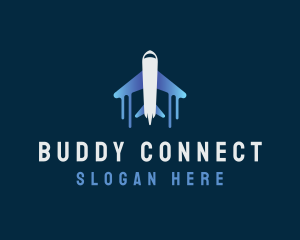 Airplane Tour Flight logo design