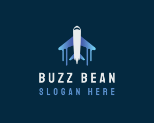 Airplane Tour Flight logo design