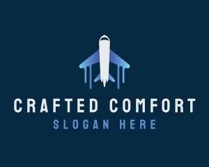 Airplane Tour Flight logo design