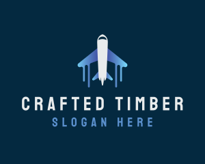 Airplane Tour Flight logo design