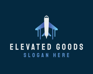 Airplane Tour Flight logo design