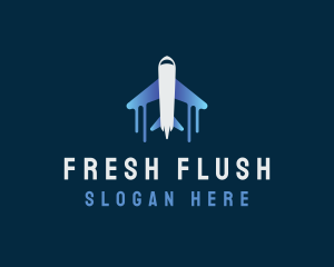 Airplane Tour Flight logo design