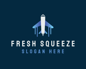 Airplane Tour Flight logo design