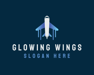 Airplane Tour Flight logo design