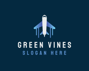 Airplane Tour Flight logo design