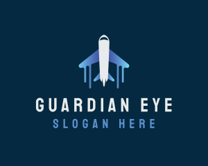 Airplane Tour Flight logo design