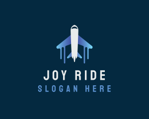 Airplane Tour Flight logo design